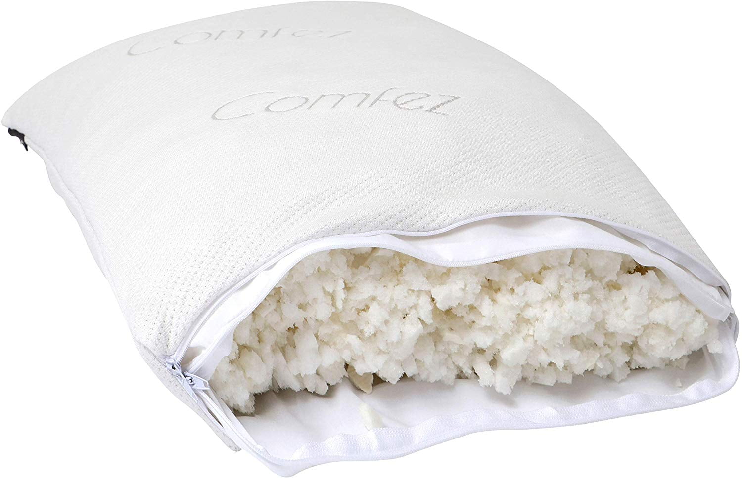 Comfez Shredded Memory Foam Bamboo Pillow Adjustable Thickness