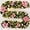 Pink, variant on Guvpev 6FT Christmas Garland with LED Lights, Artificial Christmas Illuminate Flower Garlands with Berries, Balls, Flowers, Indoor/Outdoor Christmas Decorations, Flower Vine Plants Home Decor