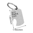 thumbnail image 3 of pstuiky Llavero abridor de botellas de cerveza de acero inoxidable abridor de botellas de bolsillo abridor de botellas de bebidas regalo para mujeres y hombres., 3 of 7