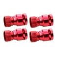 thumbnail image 2 of 4 Pieces Aluminium Alloy Body Shell Mount Locator Radio RC Car Column Hole Locator for RC Car Red, 2 of 9