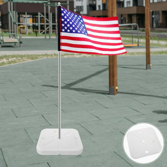 LEORX Tall Balloon Stands For Event Setup Plastic White 1Pack