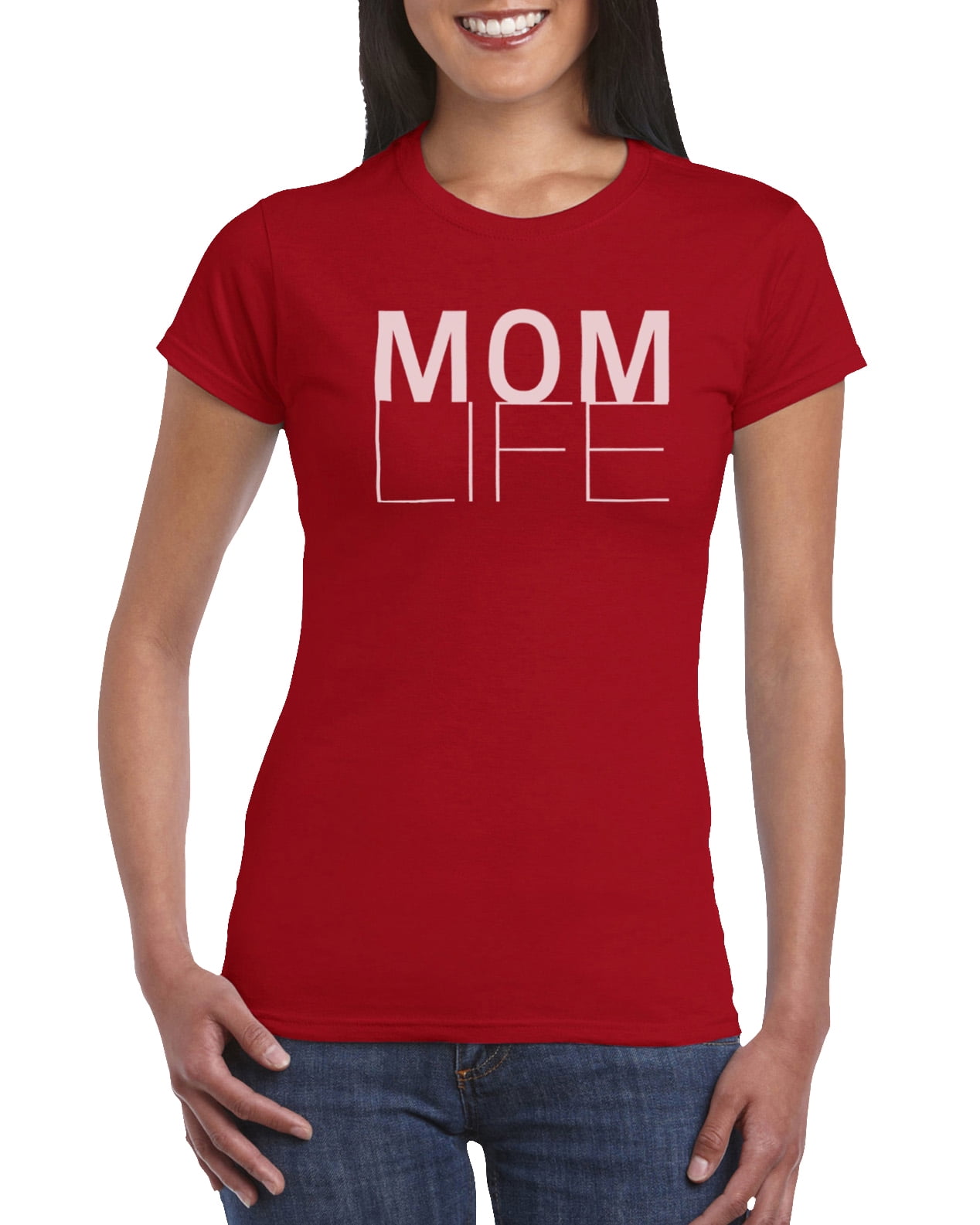 Mother// Novelty Mum MUM TO THE POWER OF 3 Humorous Themed Women/'s T-Shirt