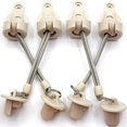 thumbnail image 3 of 4 Sets Shutter Buckle Windproof Plastic Holder Outdoor Accessories Curtains Blocker, 3 of 5