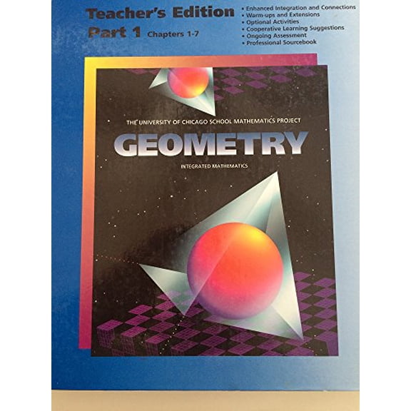 Pre-Owned Geometry Part 1 Teacher's Edition Chapters 1-7, 9780673459572, 0673459578, Paperback,