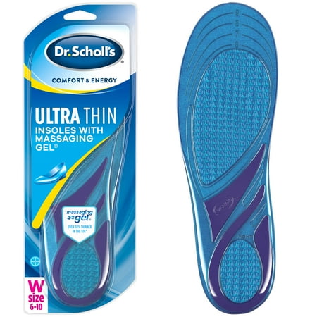 Dr. Scholl’s Comfort & Energy Ultra Thin Insoles for Women, 1 Pair, Size