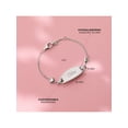 thumbnail image 5 of 925 Sterling Silver Heart Tag Identification Bracelet For Toddler Girls 4.5", 5 of 6