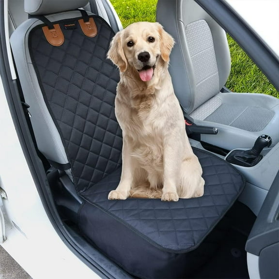 2 Pcs Car Front Seat Covers for Dogs Scratch-Proof Pet Car Seat Cover Non-Slip Car Seat Protector for Dogs Bucket Seat Cover