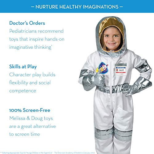 Melissa Doug Role Play Costume Set Astronaut MD8503 Walmart