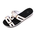 thumbnail image 2 of QNANSPI Women's Beach Slides, Casual Footwear for Women, Womens Elevated Sole Low Heel Cozy Casual for Beach and Outdoor Activities, 2 of 6