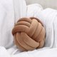 thumbnail image 1 of wonima44 Knot Pillow Ball Round Throw Pillows Home Decor Cushion Decorative Aesthetic Throw Pillows，Coffee 11inch, 1 of 1
