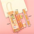 thumbnail image 1 of 5 in 1 Cute Cartoon Pencil Set Portable Stationery Set for Kids Gift Pencil Eraser Sharpener Ruler School Supplies, 1 of 4