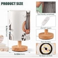 thumbnail image 3 of Cats Family Table Lamp USB Bedside Desk Nightstand Lamp Printed Gifts Small Lamp Wood Base for Bedroom Living Room Kids Room College Dorm, 3 of 7