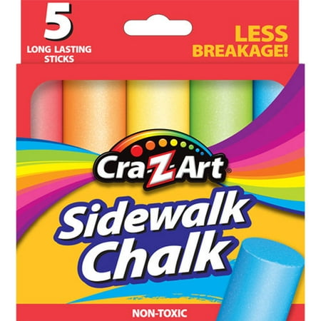 Cra-Z-art Sidewalk Chalk, 5ct