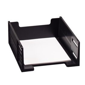 Rubbermaid Stackable Side Loading Letter Tray 1 Each Ebony Walmart Com Walmart Com