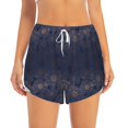thumbnail image 4 of Lsque Sunflowers Printed Women's Running Shorts with Liner Pockets,Elastic Quick Dry Workout Athletic Gym Yoga Shorts,Womens High Waist Shorts-XX-Large, 4 of 9