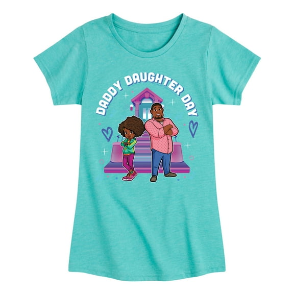 Karma's Wrold - Daddy Daughter Day - Toddler & Youth Girls Short Sleeve Graphic T-Shirt