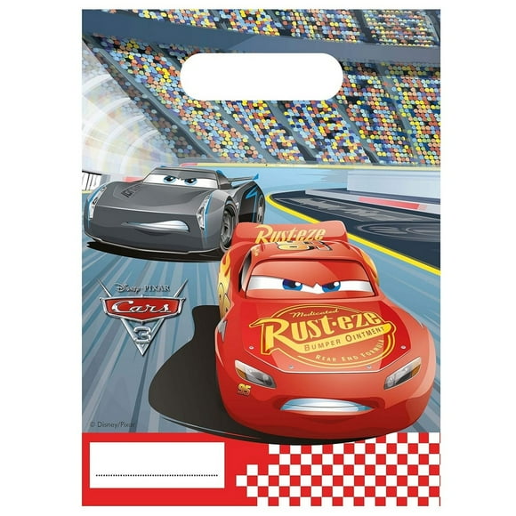 Cars Sacs de Fête 3 Scènes (Lot de 6)