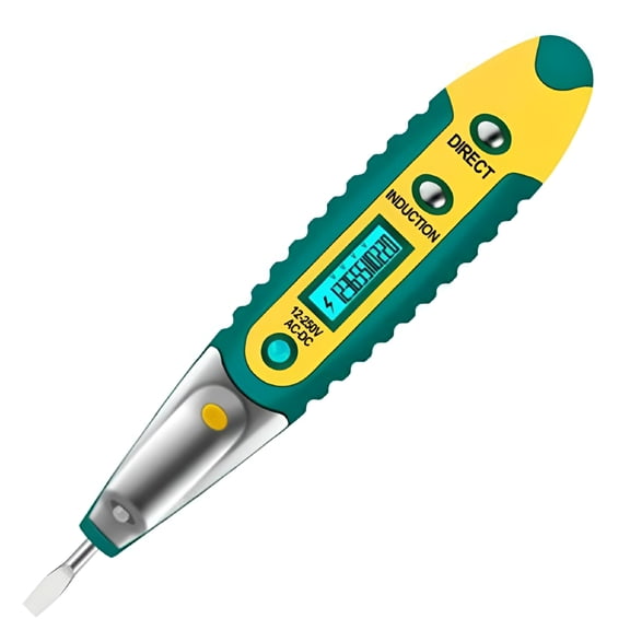 GJX 2026 New Ac/Dc Non-Contact Lcd Electric Test Pen Voltage Digital Detector Tester for Home, Workshop, Office, Electrical Repairs, Circuit Testing, Diy Projects, Maintenance