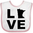 thumbnail image 3 of Inktastic Love Minnesota Boys or Girls Baby Bib, 3 of 4