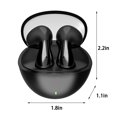 thumbnail image 3 of Teissuly Transparent Cover Charging Compartment Bluetooth Headset Half In-ear Headset Bilateral Stereo Headset Teissuly WER2023112005520, 3 of 7