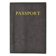 thumbnail image 2 of menswallet Passport Cover Holder for Travel 151 PU (C) Burgundy, 2 of 10