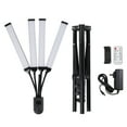 thumbnail image 2 of 4 Arms LED Light for Photography, 3 Light Modes 4 Arm Fill Light with Intelligent Digital Display, 360 Rotation Flexible Gooseneck Makeup Selfie Light for Phone Live Streaming, 2 of 7