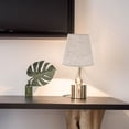 thumbnail image 1 of FUTUREORYY Lamp Cover Fabric Lampshade Grey Cylindrical 1Pack for Floor Lamp, 1 of 5