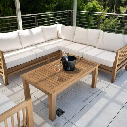 Kauai Natural Teak Indoor/Outdoor Coffee Table