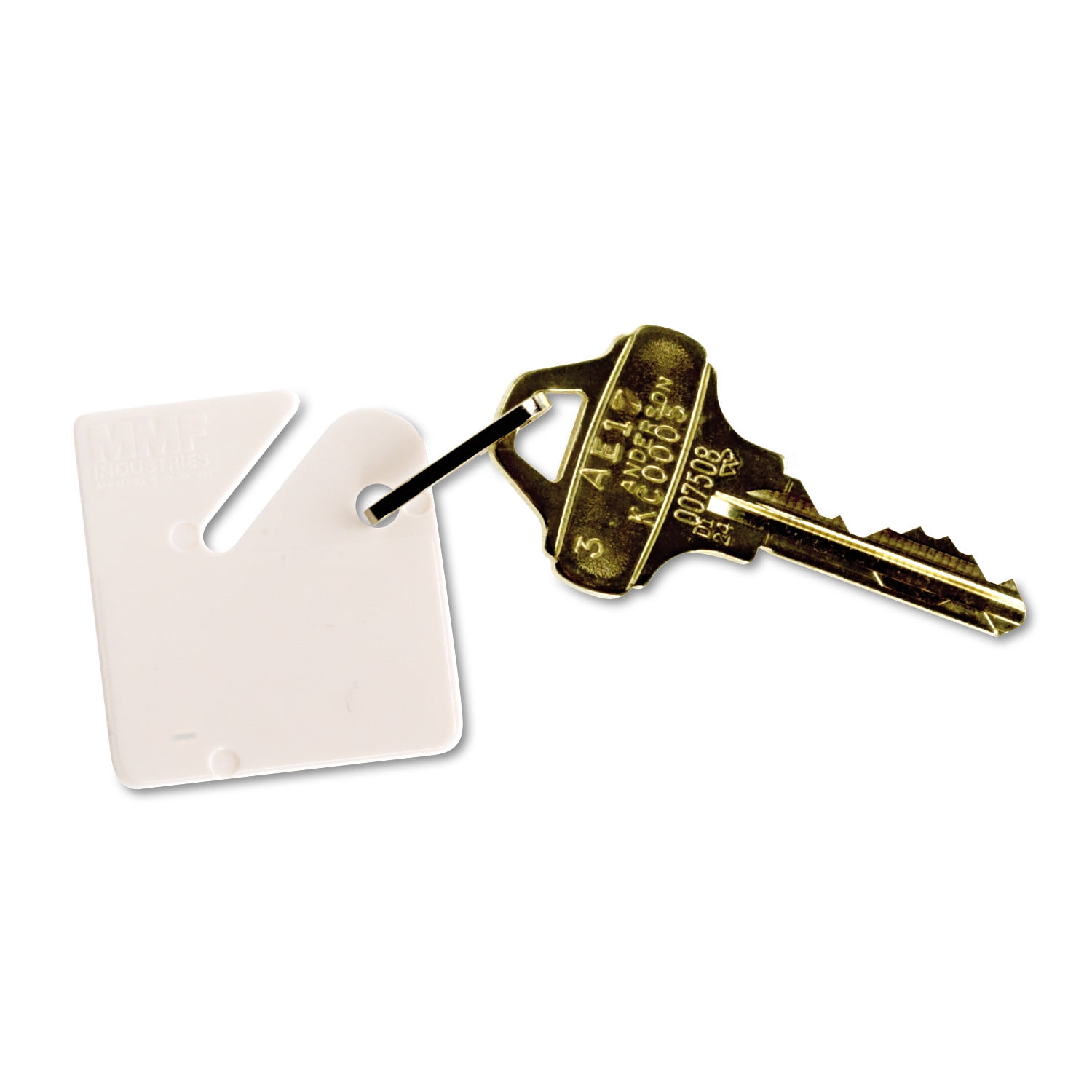 SteelMaster Numbered Slotted Rack Key Tags, Plastic, 1 1/2 x 1 1/2
