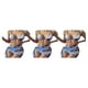 thumbnail image 3 of Naiovety Traje de baño de verano para mujer, traje de baño dividido de tres piezas con estampado teñido, traje de baño a la moda de viaje sin mangas, Azul S 3piezas Naiovety CBP221216, 3 of 6
