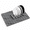 Gray Marble-23.6 x 15.3 inches, variant on Gray Marble 23.6 x 15.3 inches Stone Dish Drying Mat with Rack