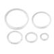 thumbnail image 3 of 5.5 ''- 16'' Aleación De Aluminio Giratoria Redonda Giratoria Perezoso Susan Bearing Table Silver Hardware Blanco Para La De Torneado 12 pulgadas Macarena Plato giratorio redondo de aluminio, 3 of 8