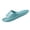 Men - Light Blue, variant on Mens Sandals Casual Summer Slip On Shoes Minimalist Platform Slides Soft Eva Cushion House Footwear Indoor Outdoor Anti Skid Sole Daily Essential Flats