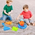 thumbnail image 3 of Juego de arena de juguete de playa HUOGUO, 25 piezas, para verano y exteriores, 3 of 5