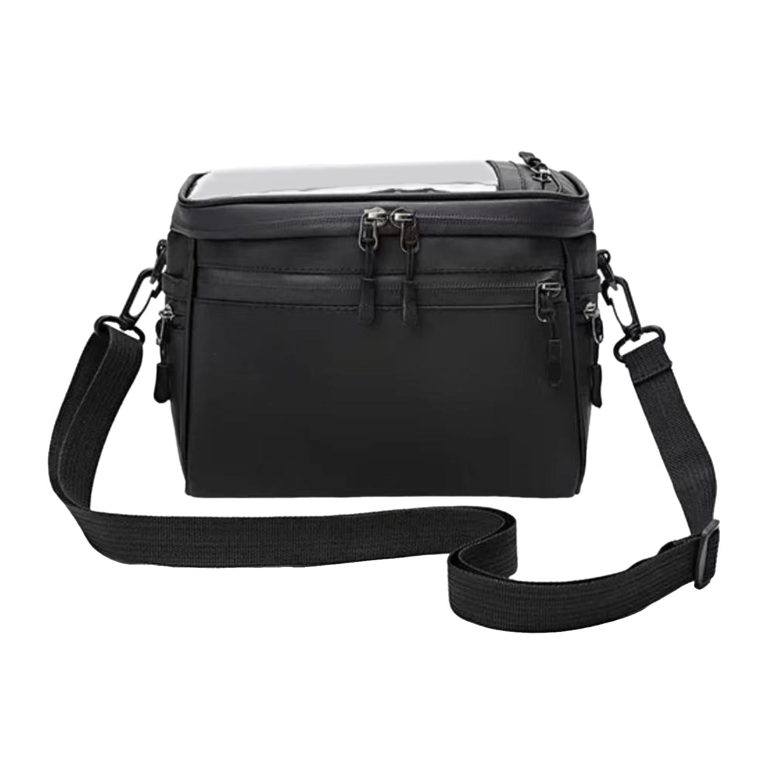 Bike Handlebar Bag, Waterproof Front Bag, Portable Shoulder Bag