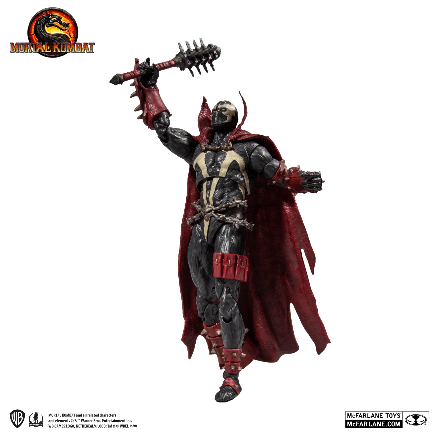 Mortal Kombat Spawn Figure Signed by Todd Mcfarlane 7/" LE 1000 Free Shipping