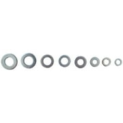 Hyper Tough 300-Piece Flat Washer Assortment with Clear Storage Case, Zinc Plated