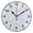 Black, variant on 9.84in Pastel Watercolor Texture PVC Canvas Wall and Table Clock with Canvas Texture, Black or Gold Hands