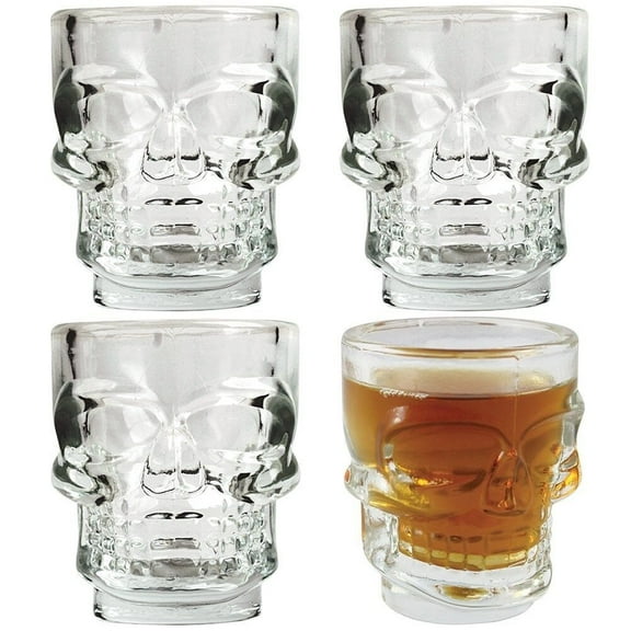 Skull Shot Glasses - Set of 4