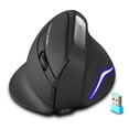 thumbnail image 1 of ZELOTES F-26 Souris Verticale Optique Sans Fil 2.4G 6 Touches Souris Ergonomique 3 Vitesses DPI Réglable Intégrée, 1 of 8