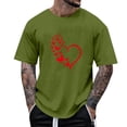 thumbnail image 1 of Tops para hombre, blusas y camisas de manga corta con cuello redondo para hombre, camisetas casuales con estampado de moda para hombre, blusa de manga corta, blusa de poliéster para hombre., 1 of 4