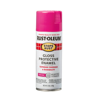 Rust-Oleum Imagine 4-Pack Gloss Neon Pink Fluorescent Spray Paint (NET Wt. 11-oz) | 345653SOS