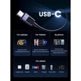 thumbnail image 4 of Cable USB C a USB C UGREEN de 240 W, carga rápida, 2 m, 4 of 8