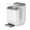 thumbnail image 2 of Kitchen Knife Block Organizer,Multi Functional Utensil Holder,Countertop Storage Rack For Knives Scissors Spatulas,Non Slip Drain Tray,Space Saving Counter Organizer, 2 of 6