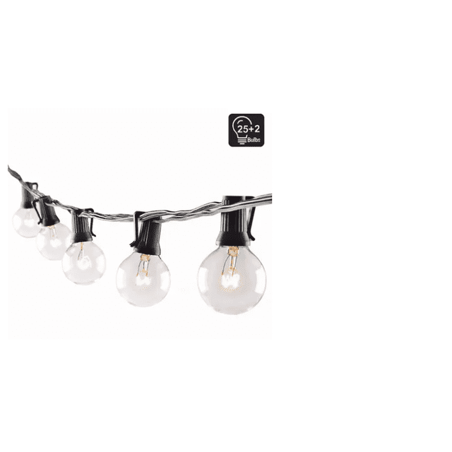 Guirnalda Luces 25 focos 7.6 metros Malubero G40