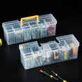 thumbnail image 2 of Multi-Purpose Multifunctional Compartment Tool Storage Box With Removable Dividers, Detachable Compartments For Efficient Easy Separation Of Hardware Lego Parts Screws Nuts And, 2 of 6