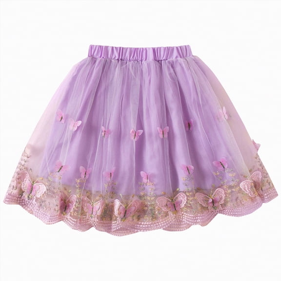 Kogui Baby Girl Tutu Girls Tutu Skirt, Little Girls Tutu Skirt Kid Party Princess Dance Tutu Princess Dress Ballet Skirt 3T 4T (Purple,3-4 Years)