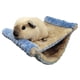 thumbnail image 2 of Hamaca colgante para animales pequeños, cama suave y cálida de doble capa, jaula para mascotas pequeña, hamaca para ardilla, hámster, hámster dorado S azul, 2 of 5