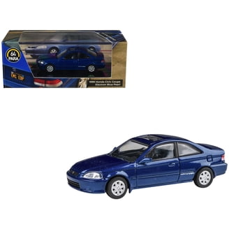 2001 Honda Civic Type R EP3 Vivid Blue Pearl Metallic 1/64 Diecast