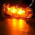 thumbnail image 4 of ECCPP Pack of 8 Red/Amber Trailer 2 Diode LED Light Universal Surface Mount Clearance Side Marker Light, 4 of 5